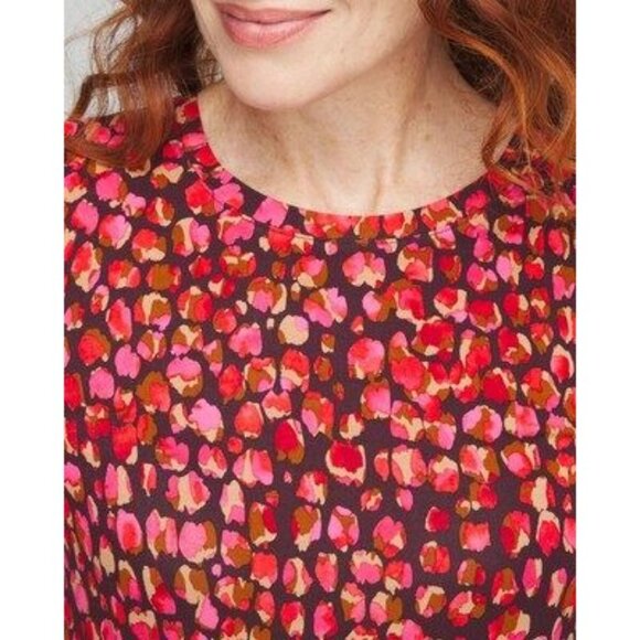 NWOT Chico's Touch of Cool™ Spots Layering Tee, size US Small - Picture 3 of 11